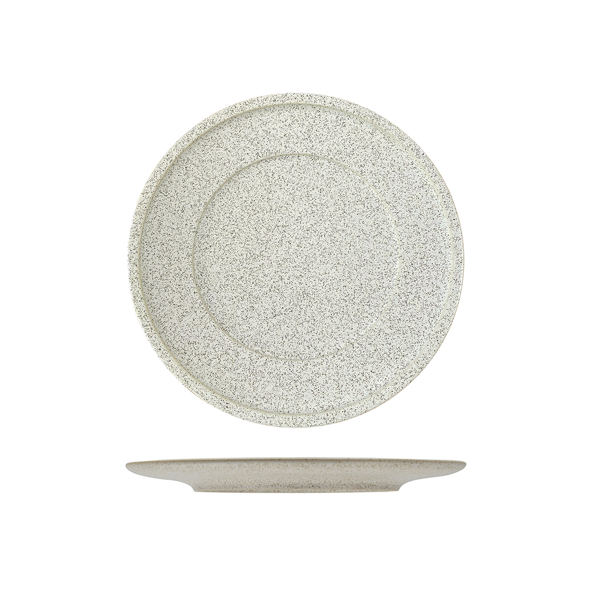 Rakstone Clay Round Plate - Wide Rim - 280mm (Pack of 12)