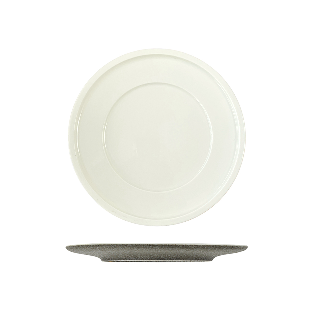 Rakstone Dual Round Plate - Wide Rim - 280mm (Pack of 12)