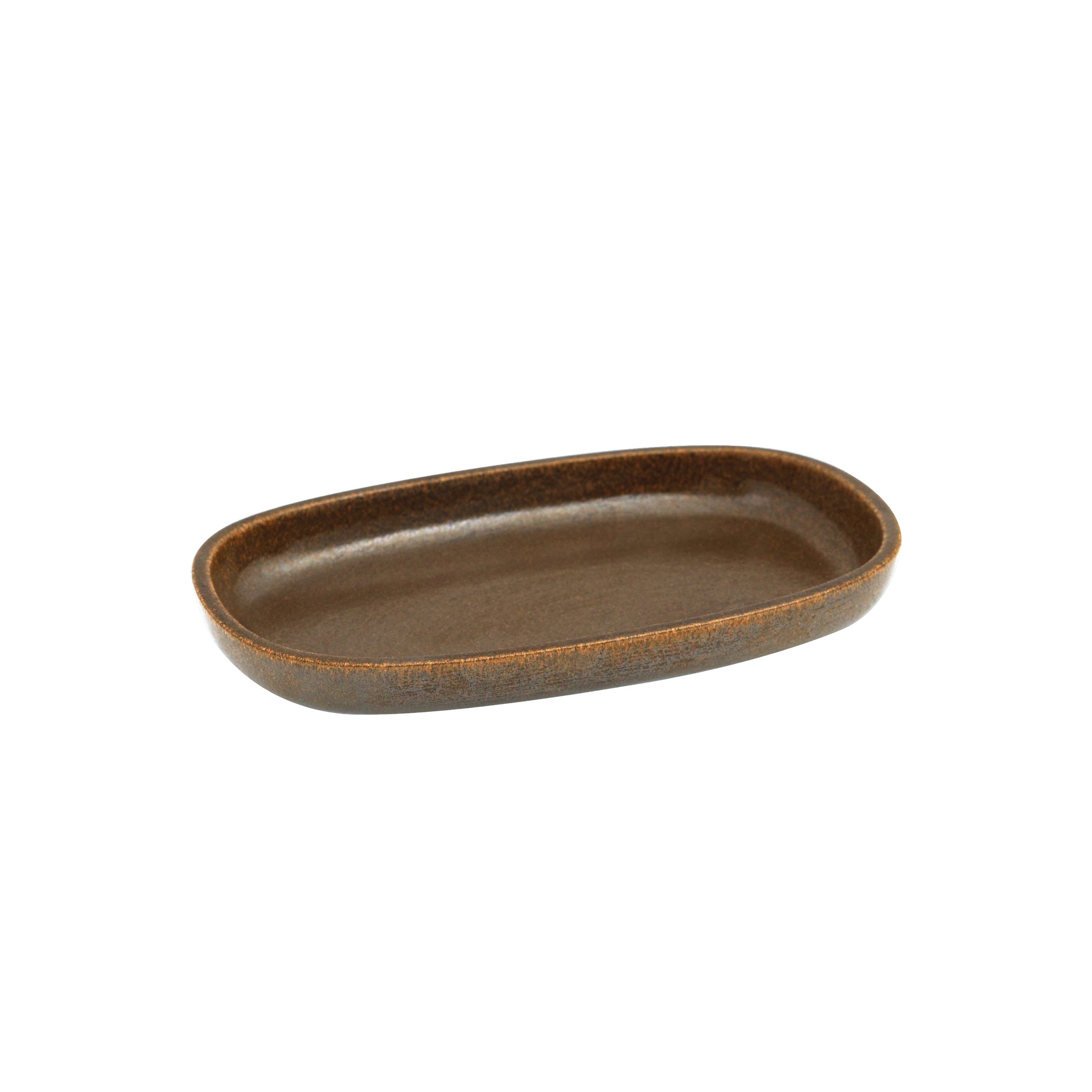 Rakstone Rust Deep Oval Plate - 230x150mm (Pack of 12)