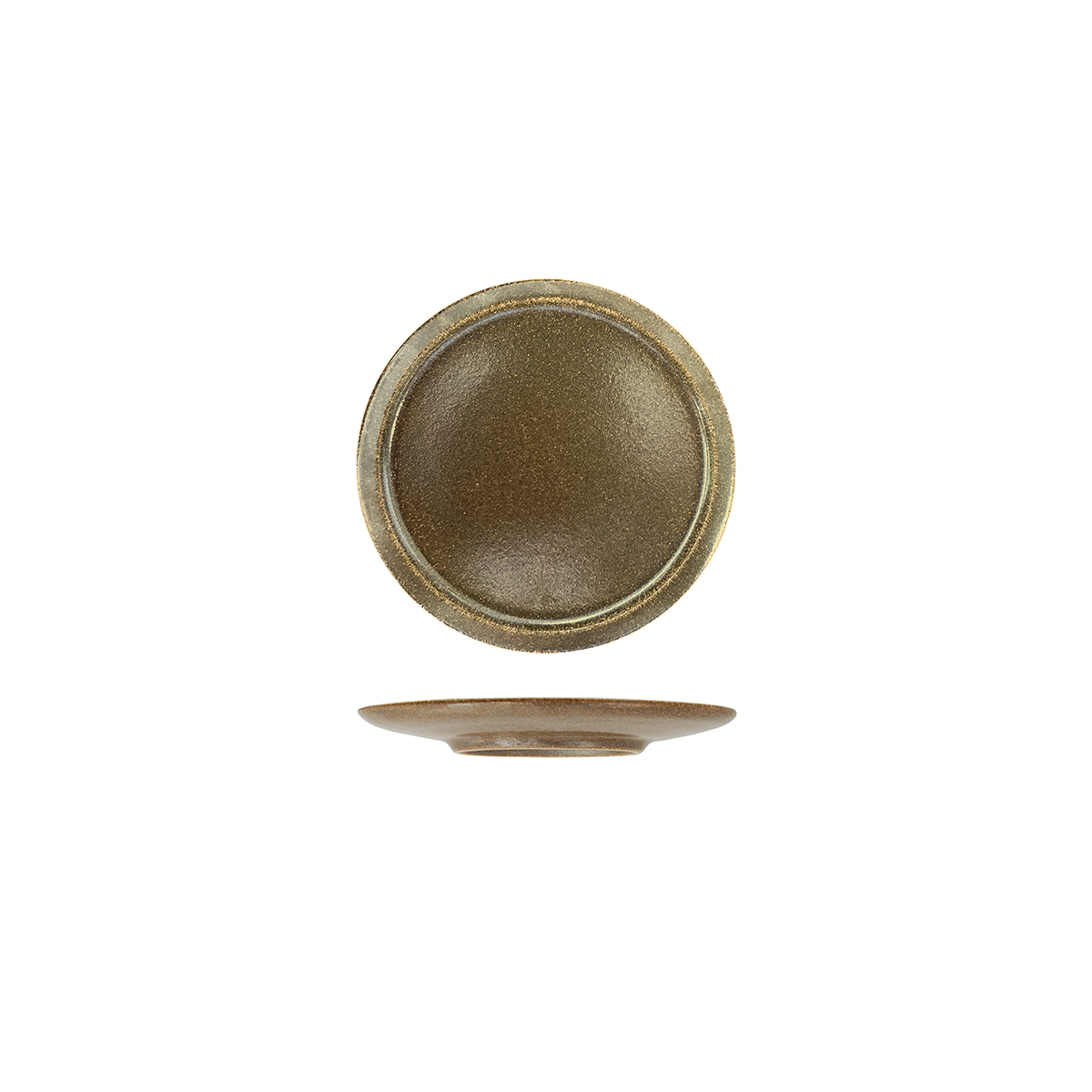 Rakstone Rust Flat Coupe Plate - 160mm (Pack of 24)