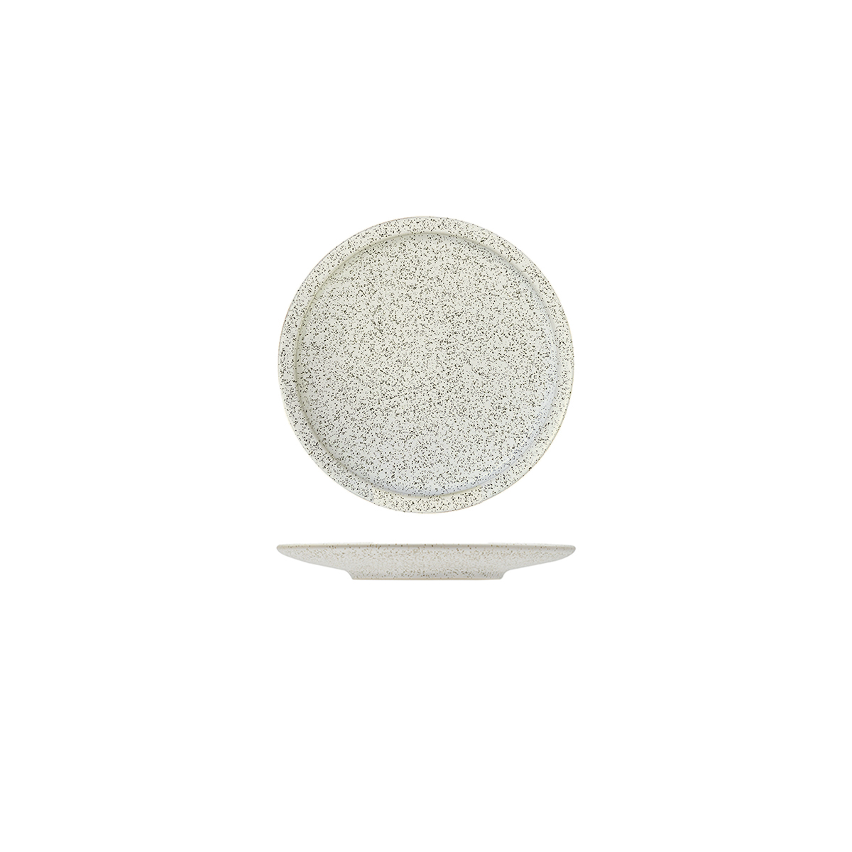Rakstone Clay Flat Coupe Plate - 160mm (Pack of 24)
