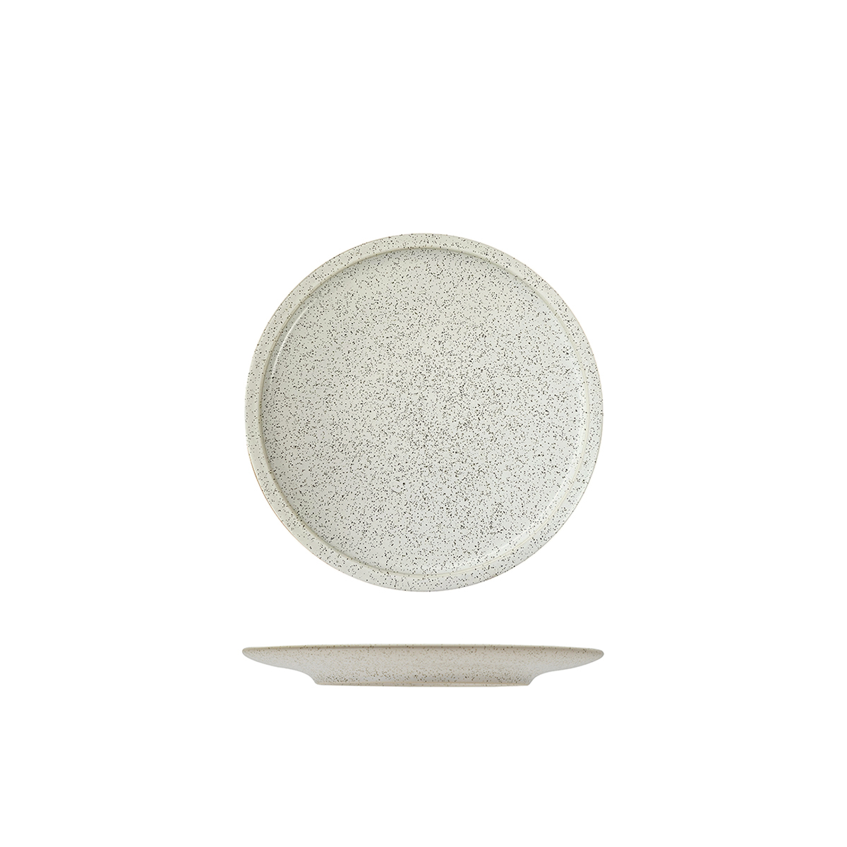 Rakstone Clay Flat Coupe Plate - 210mm (Pack of 12)