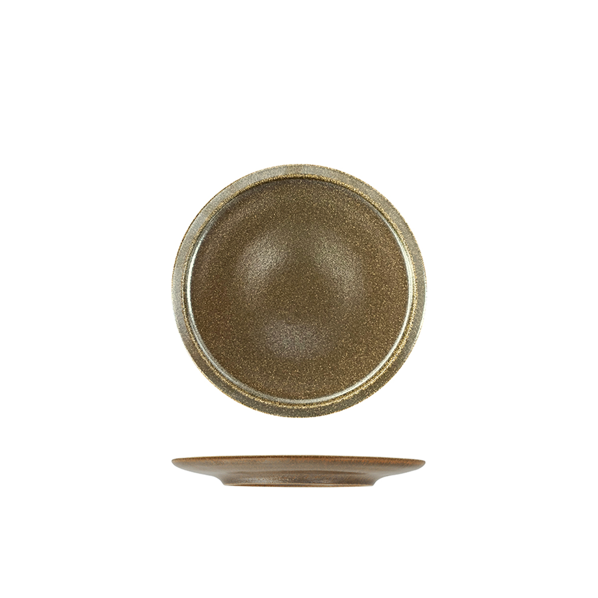 Rakstone Rust Flat Coupe Plate - 210mm (Pack of 12)