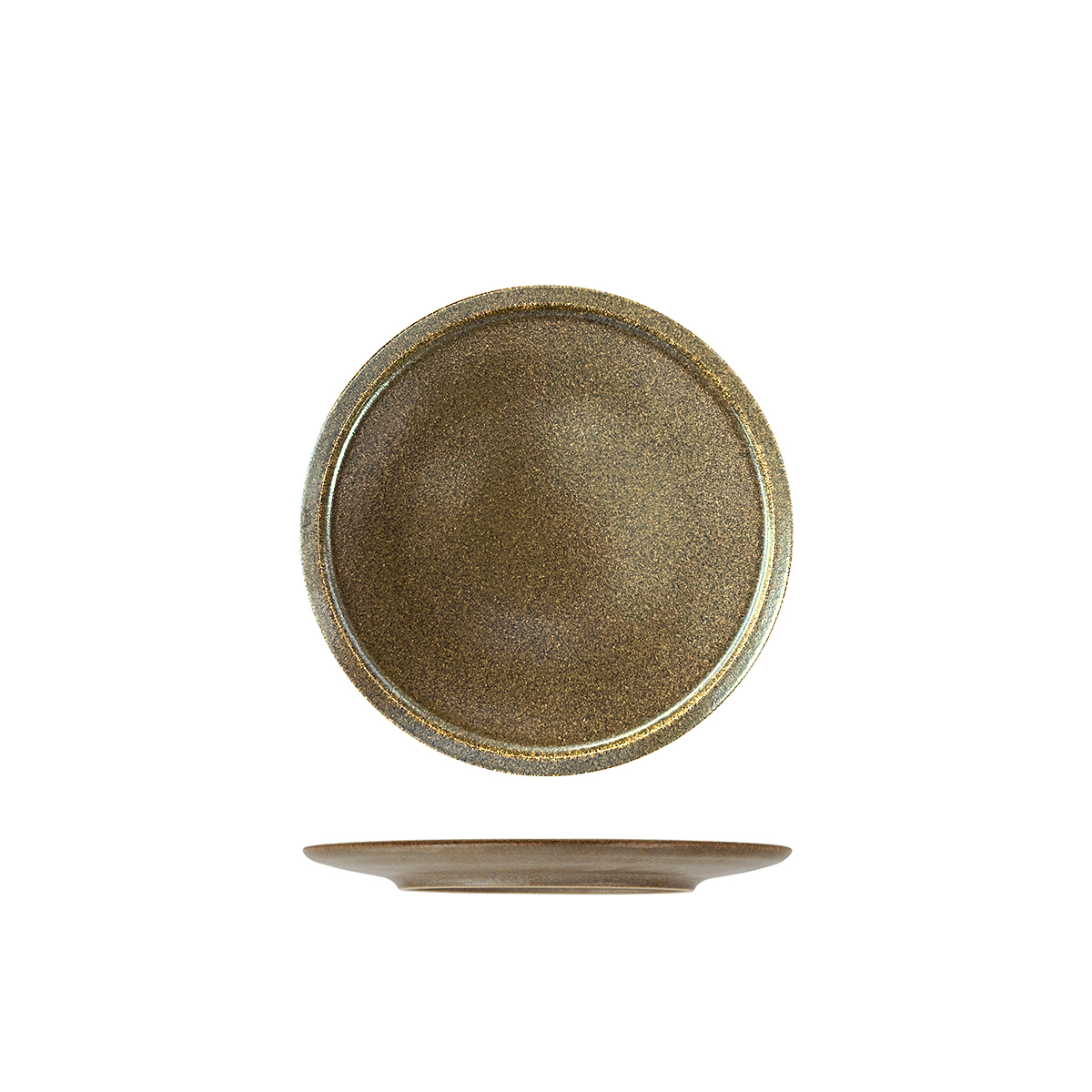 Rakstone Rust Flat Coupe Plate - 240mm (Pack of 12)