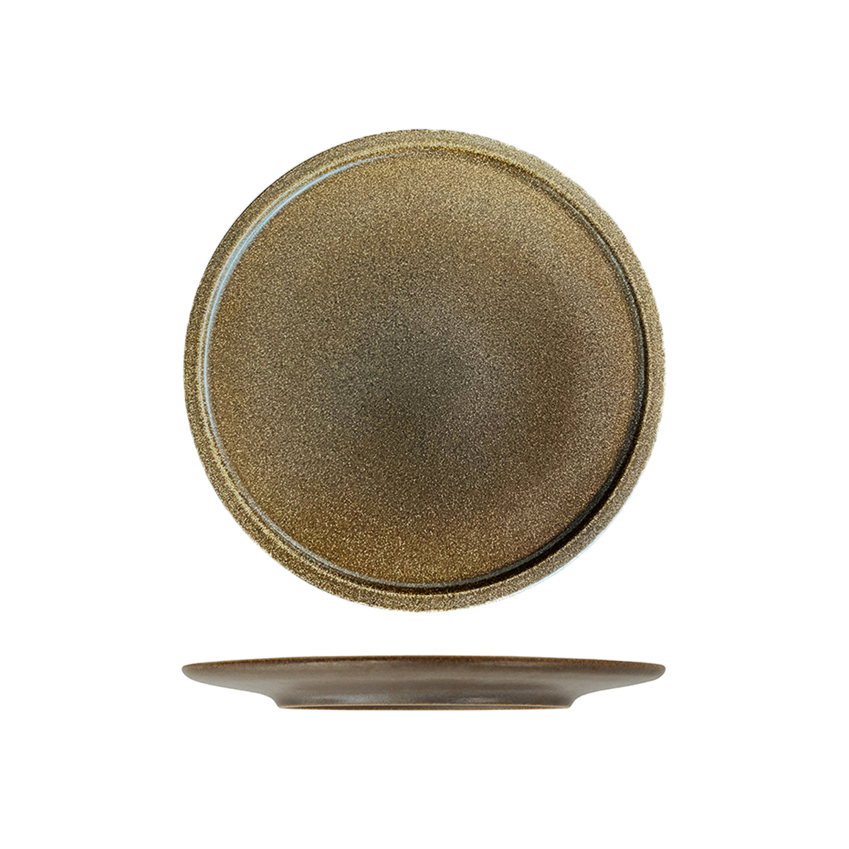 Rakstone Rust Flat Coupe Plate - 280mm (Pack of 12)