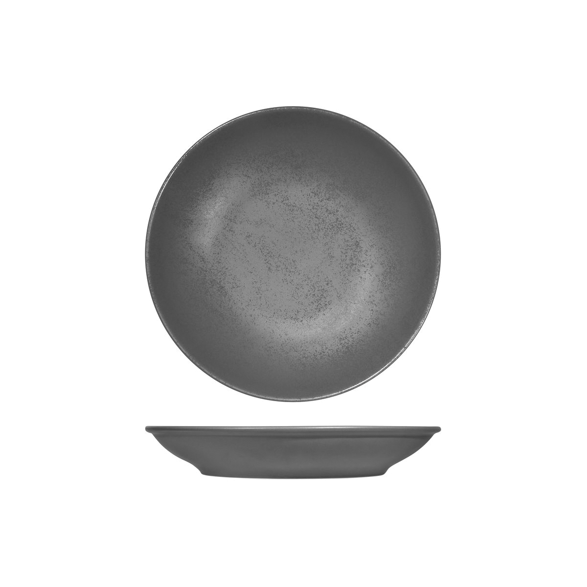 RAK Porcelain Karbon Shale Round Coupe Bowl - 800ml (Pack of 12)