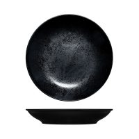 RAK Porcelain Karbon Black Round Coupe Bowl - 1600ml (Pack of 12)