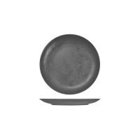 RAK Porcelain Karbon Shale Round Coupe Plate - 180mm (Pack of 24)
