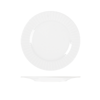 RAK Porcelain Metropolis Round Plate - Wide Rim - 270mm - White (Pack of 12)