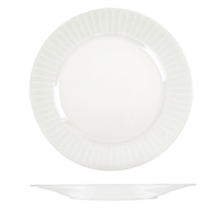 RAK Porcelain Metropolis Round Plate - Wide Rim - 310mm - White (Pack of 6)