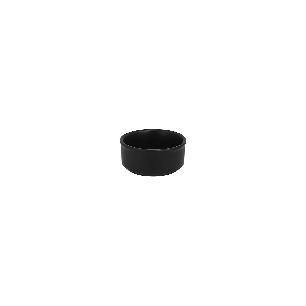 RAK Porcelain Neofusion Black Volcano Stackable Ramekin - 100ml (Pack of 12)