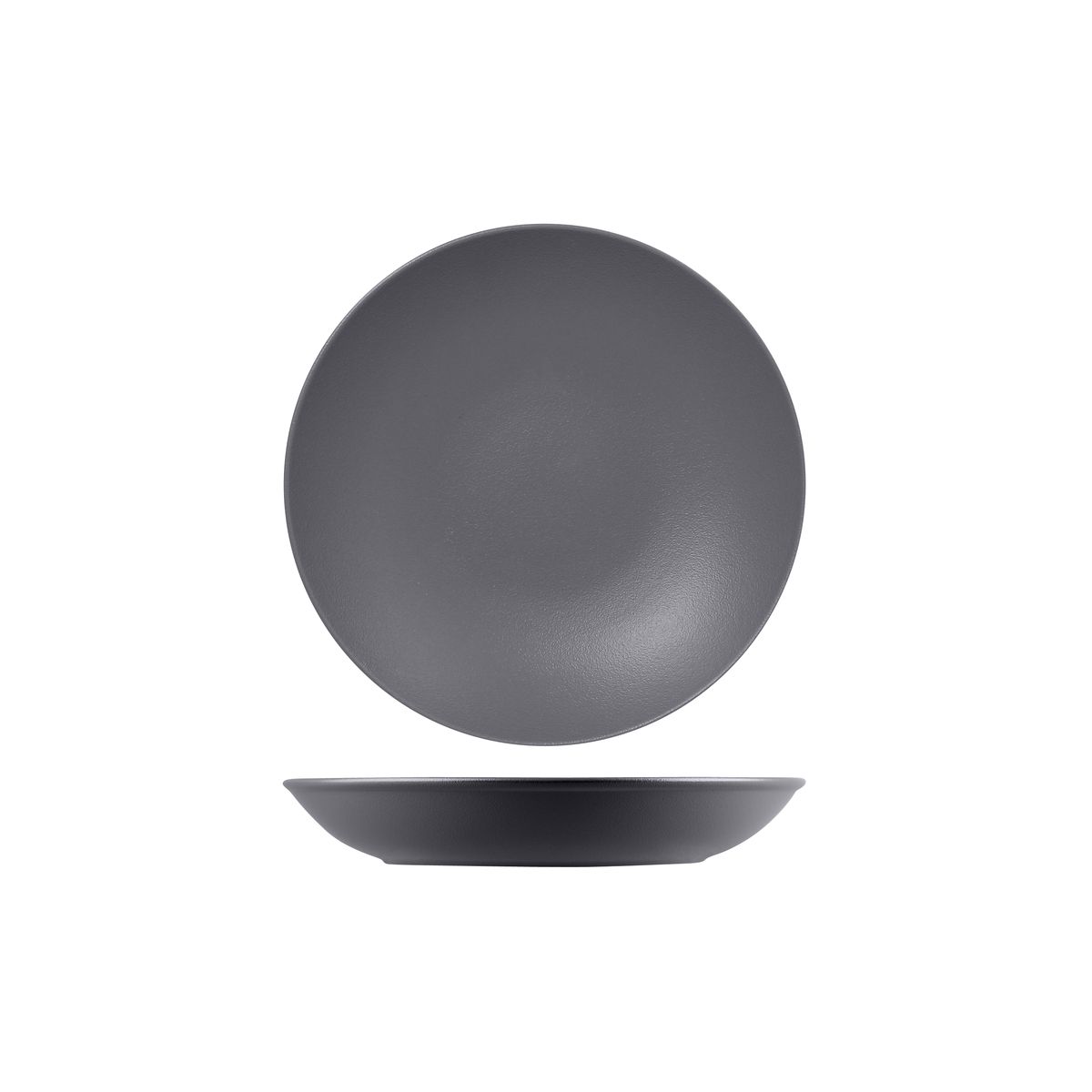 RAK Porcelain Neofusion Grey Stone Round Coupe Bowl - 1280ml (Pack of 12)