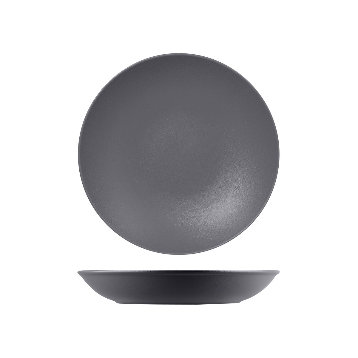 RAK Porcelain Neofusion Grey Stone Round Coupe Bowl - 2100ml (Pack of 6)