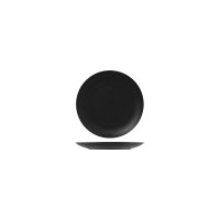 RAK Porcelain Neofusion Black Volcano Round Coupe Plate - 150mm (Pack of 24)