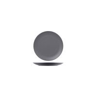 RAK Porcelain Neofusion Grey Stone Round Coupe Plate - 150mm (Pack of 24)