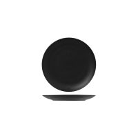 RAK Porcelain Neofusion Black Volcano Round Coupe Plate - 210mm (Pack of 12)