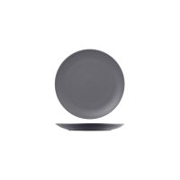 RAK Porcelain Neofusion Grey Stone Round Coupe Plate - 210mm (Pack of 12)