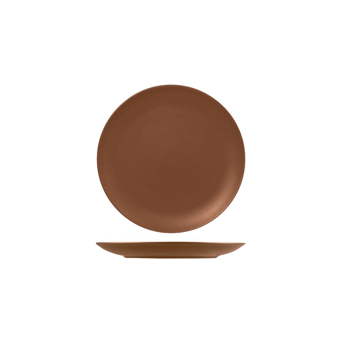 RAK Porcelain Neofusion Terra Round Coupe Plate - 240mm (Pack of 12)