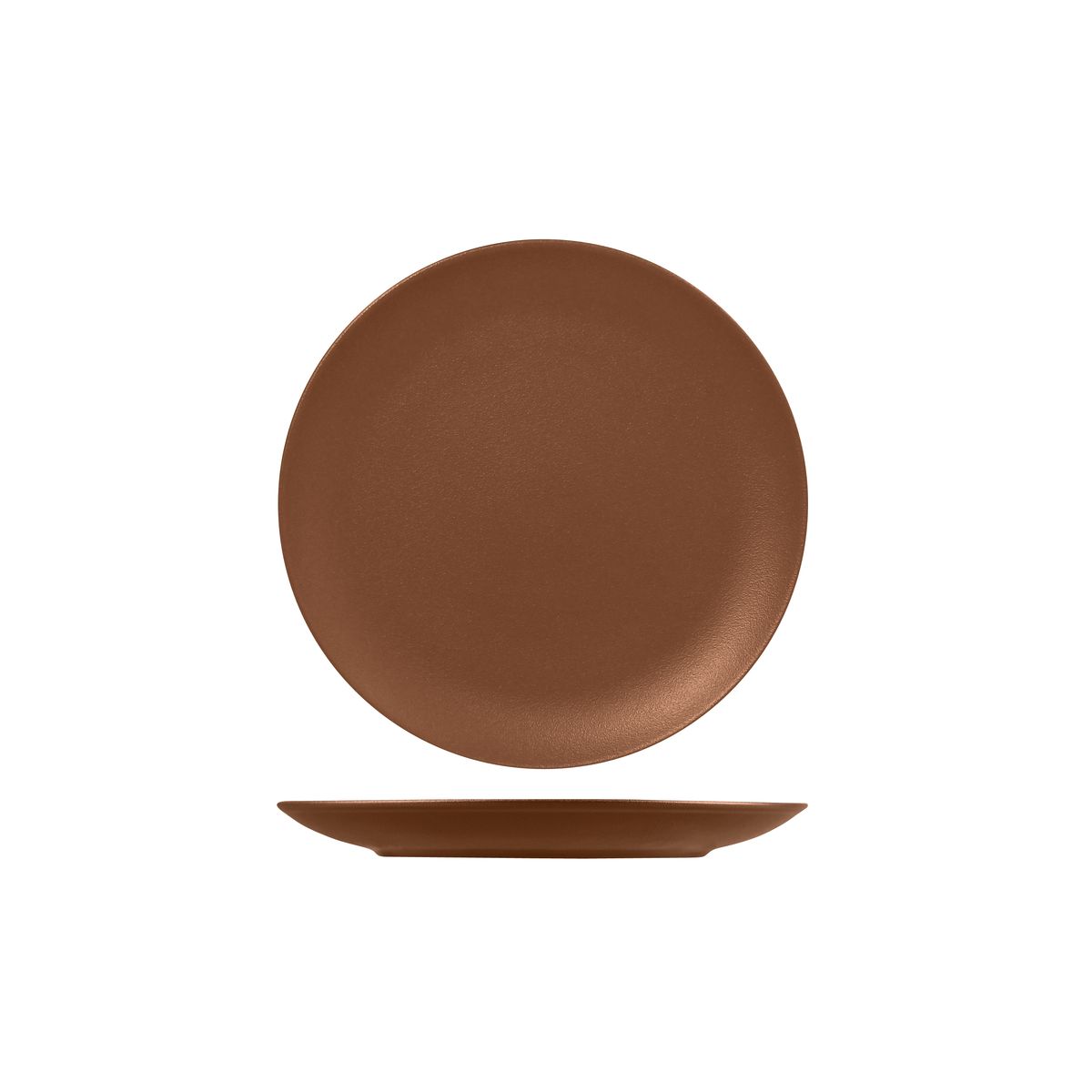 RAK Porcelain Neofusion Terra Round Coupe Plate - 270mm (Pack of 12)