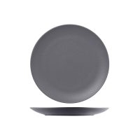 RAK Porcelain Neofusion Grey Stone Round Coupe Plate - 310mm (Pack of 6)