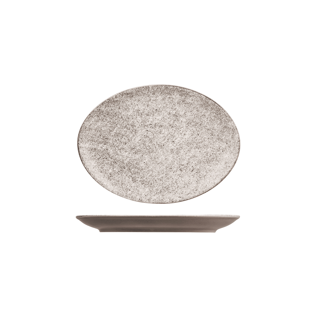 RAK Porcelain Opulenz Oval Coupe Plate - 260x190mm (Pack of 12)
