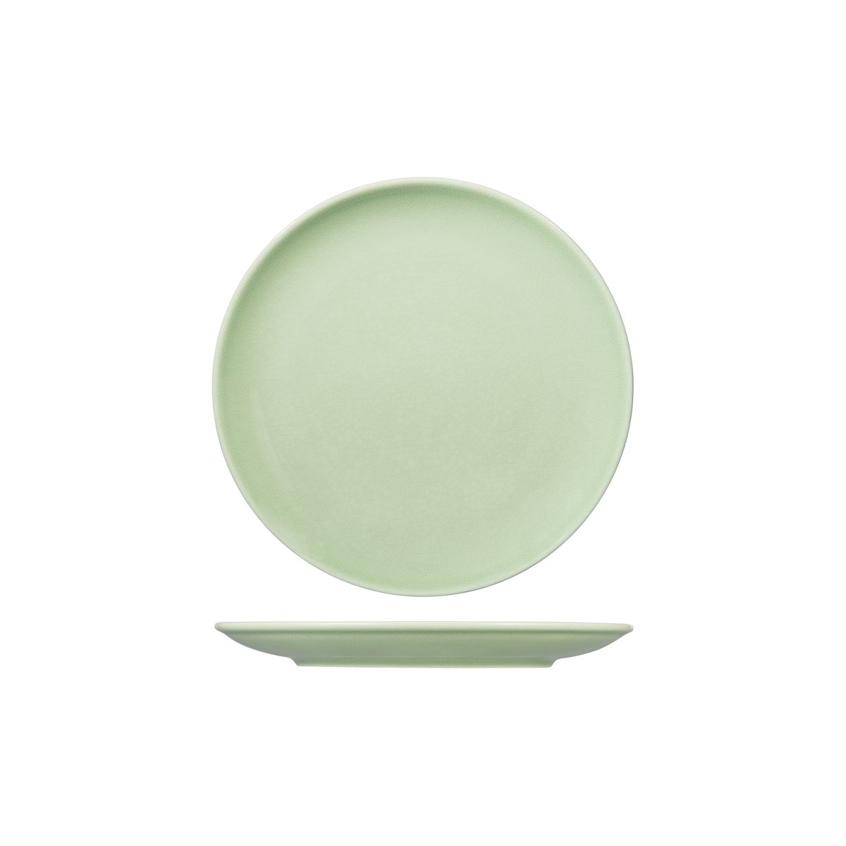 RAK Porcelain Vintage Green Round Coupe Plate - 210mm (Pack of 12)