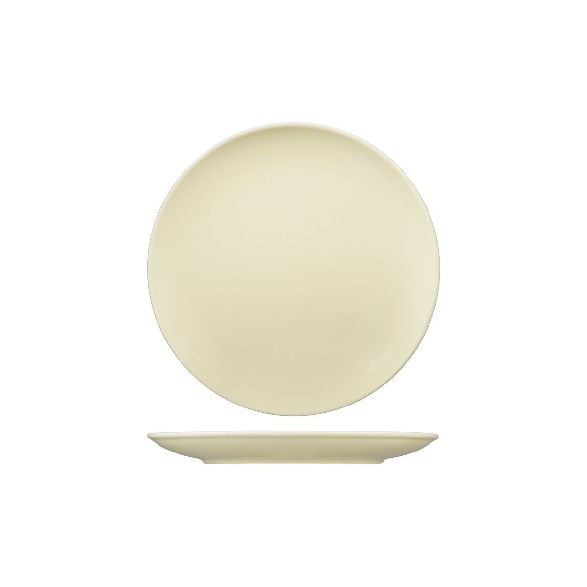 RAK Porcelain Vintage Pearly Round Coupe Plate - 210mm (Pack of 12)
