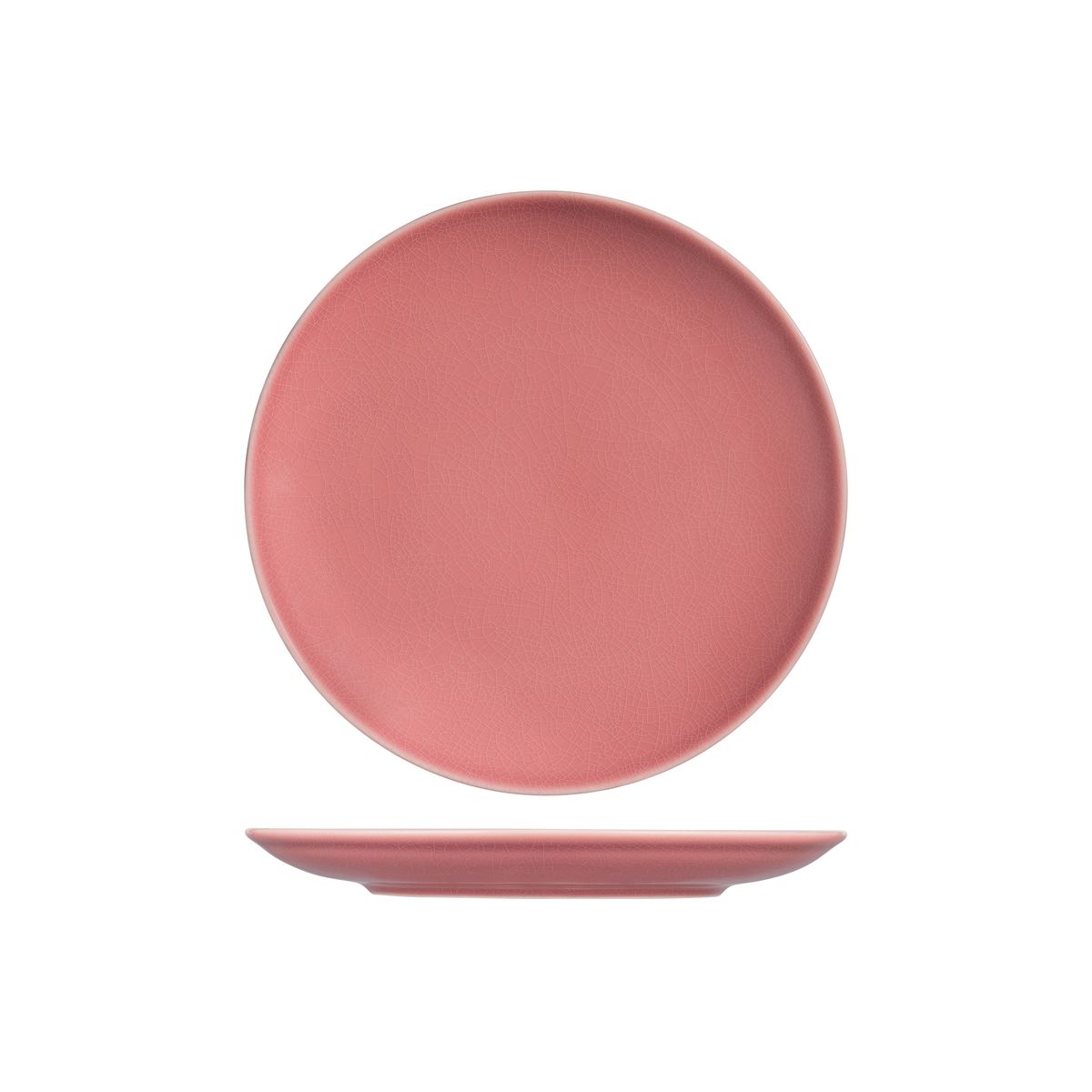 RAK Porcelain Vintage Pink Round Coupe Plate - 240mm (Pack of 12)