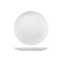 RAK Porcelain Vintage White Round Coupe Plate - 240mm (Pack of 12)