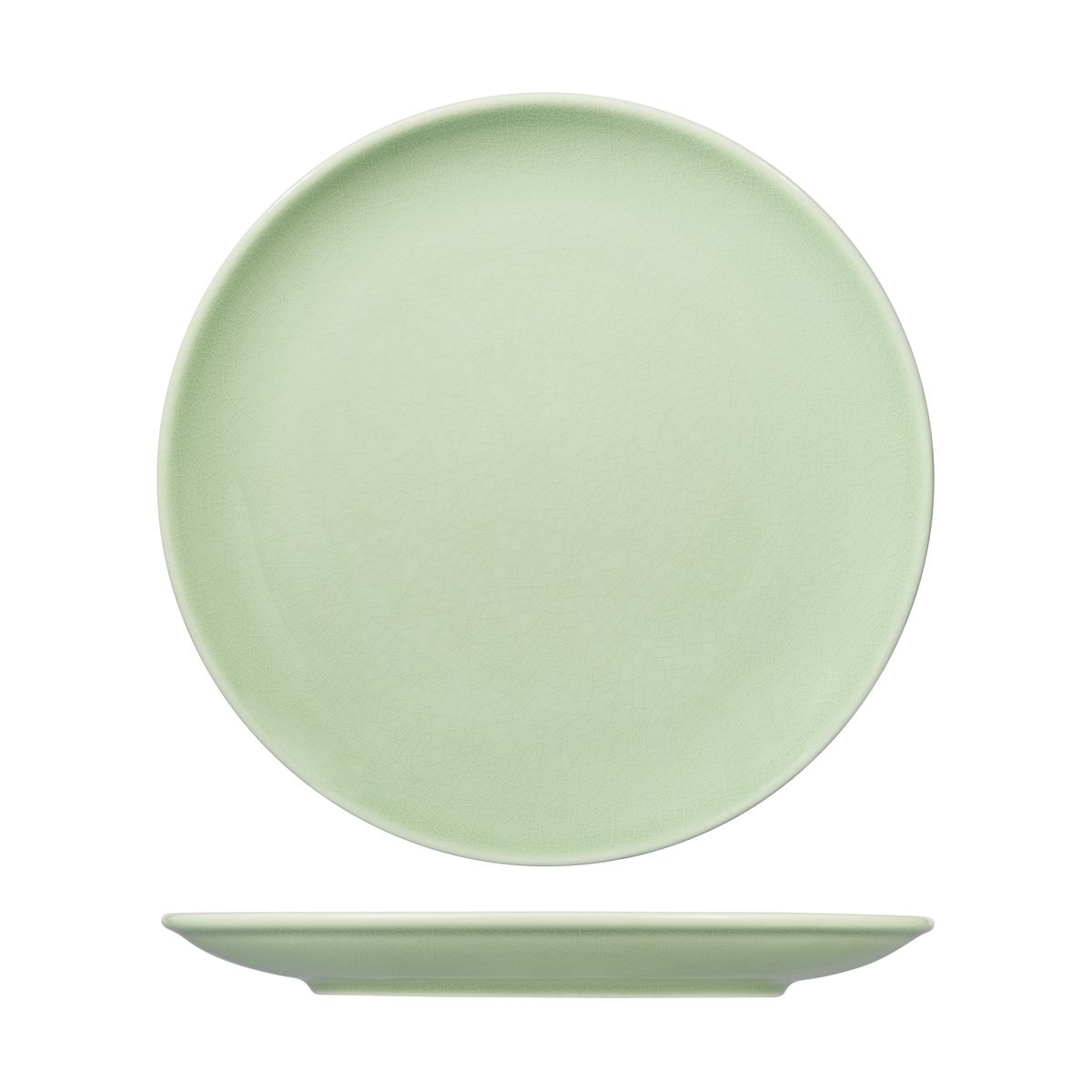 RAK Porcelain Vintage Green Round Coupe Plate - 310mm (Pack of 6)