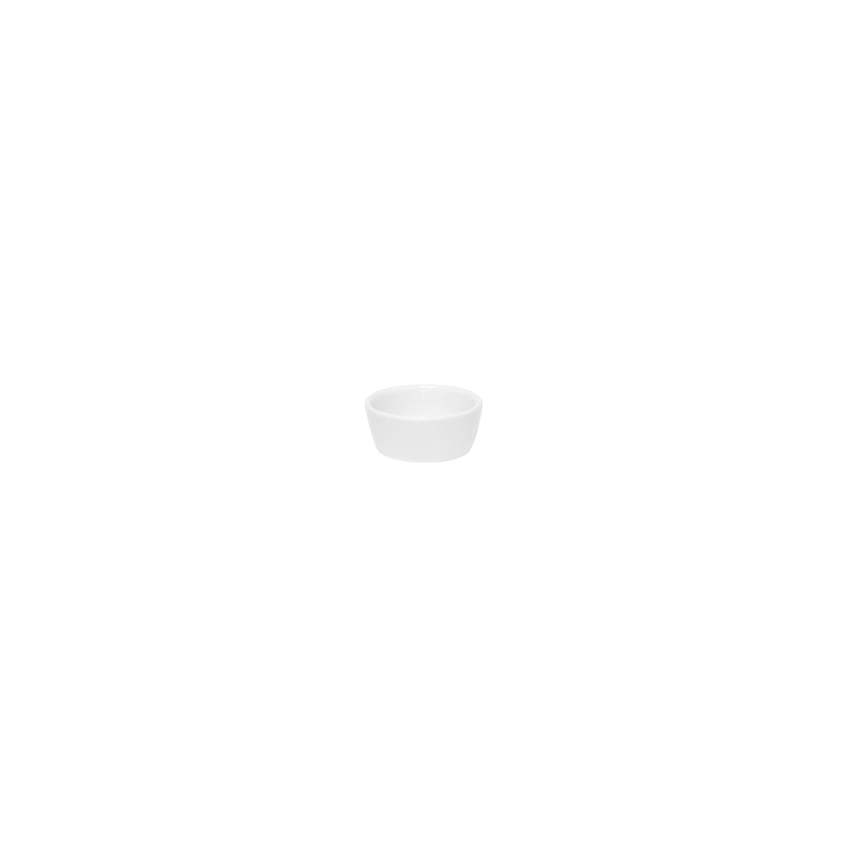 Australian Fine China Flinders Condiment Bowl - 70ml - White (Pack of 12)