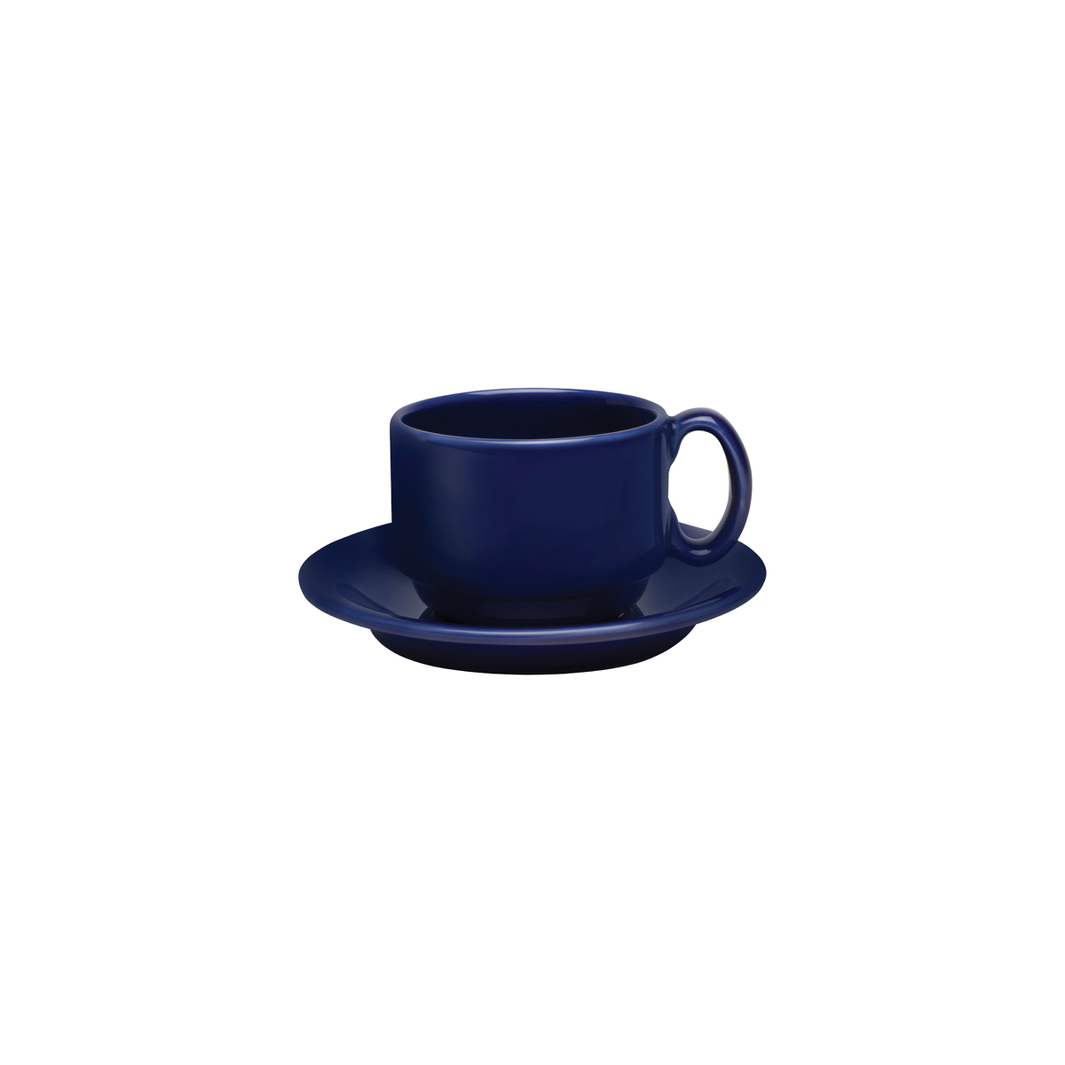 Australian Fine China Flinders Healthcare Blue Stackable Ableware Cup - 240ml (Pack of 24)