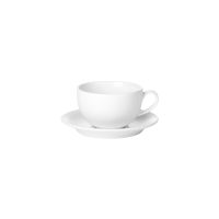 Australian Fine China Flinders Cappuccino Cup - 220ml - White (Pack of 24)