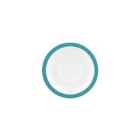 Australian Fine China Aqua Foam Blue Saucer - 146mm (Pack of 12)