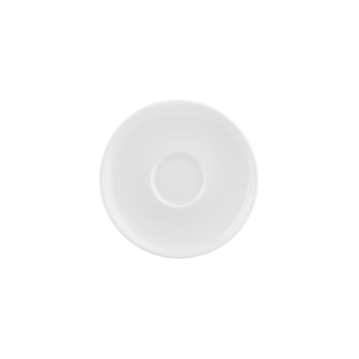Australian Fine China Flinders Espresso Saucer - 120mm - White (Pack of 12)