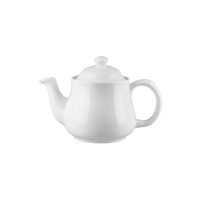 Australian Fine China Flinders Teapot With Lid - 1090ml - White (Pack of 12)