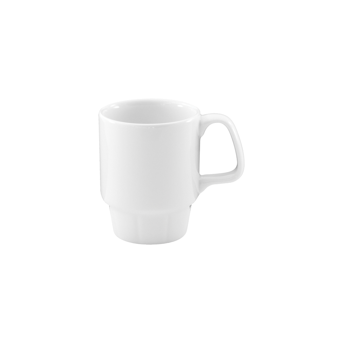 Australian Fine China Flinders Healthcare Stackable Mug - 230ml - White (Pack of 12)