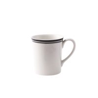 Australian Fine China Flinders Healthcare Cru Black Line Killara Mug - 260ml (Pack of 12)