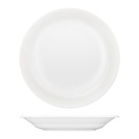 Australian Fine China Saturn Soup / Pasta Plate - Embossed Wide Rim - 500ml - White (Pack of 6)