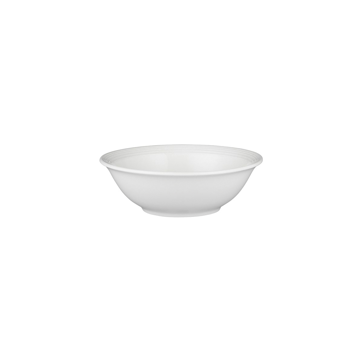 Australian Fine China Saturn Oatmeal Bowl - Embossed Rim - 760ml - White (Pack of 6)