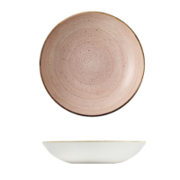 Stonecast Raw Terracotta Round Coupe Bowl - 1136ml (Pack of 12)