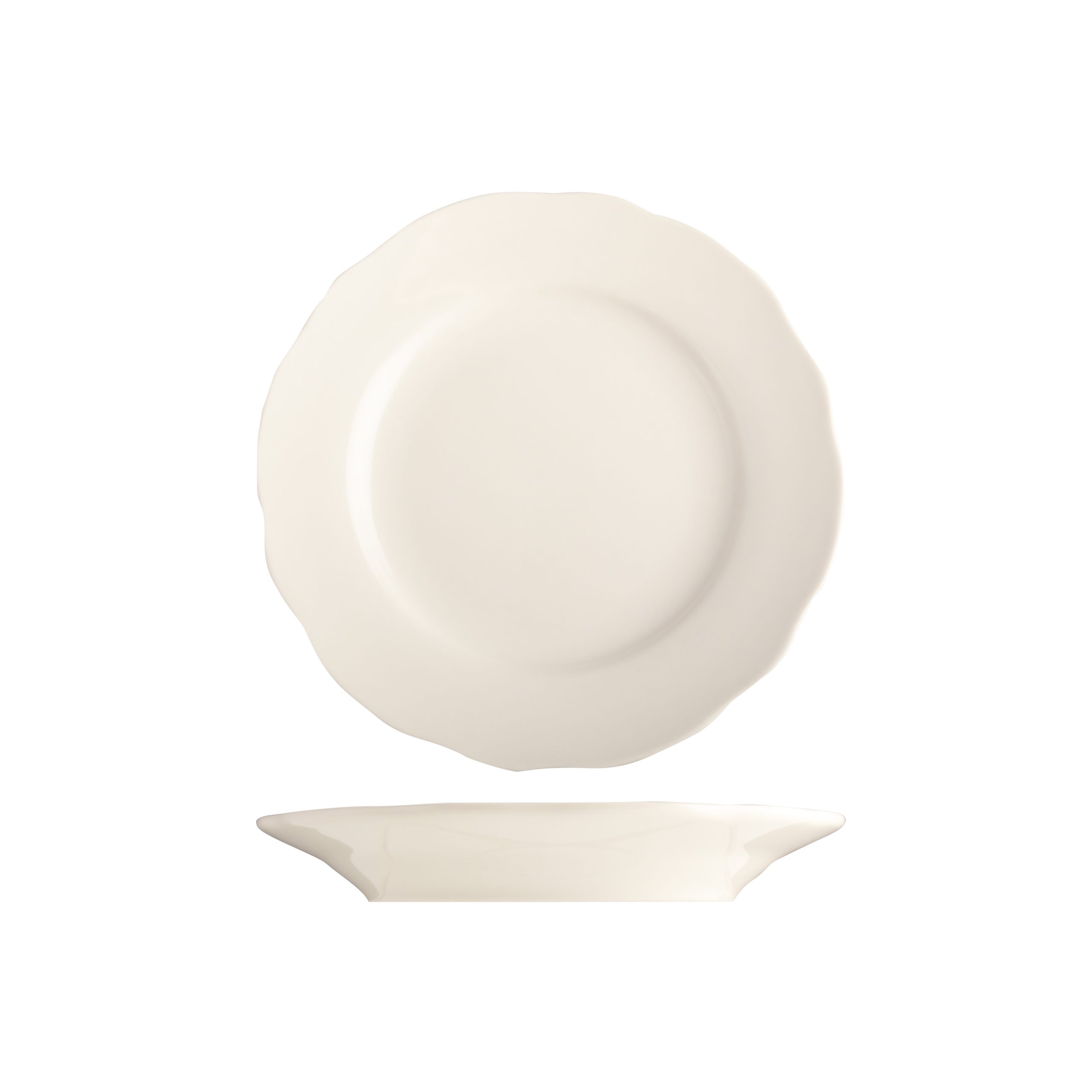 Tuxton Shell Round Plate - 184mm (Pack of 36)