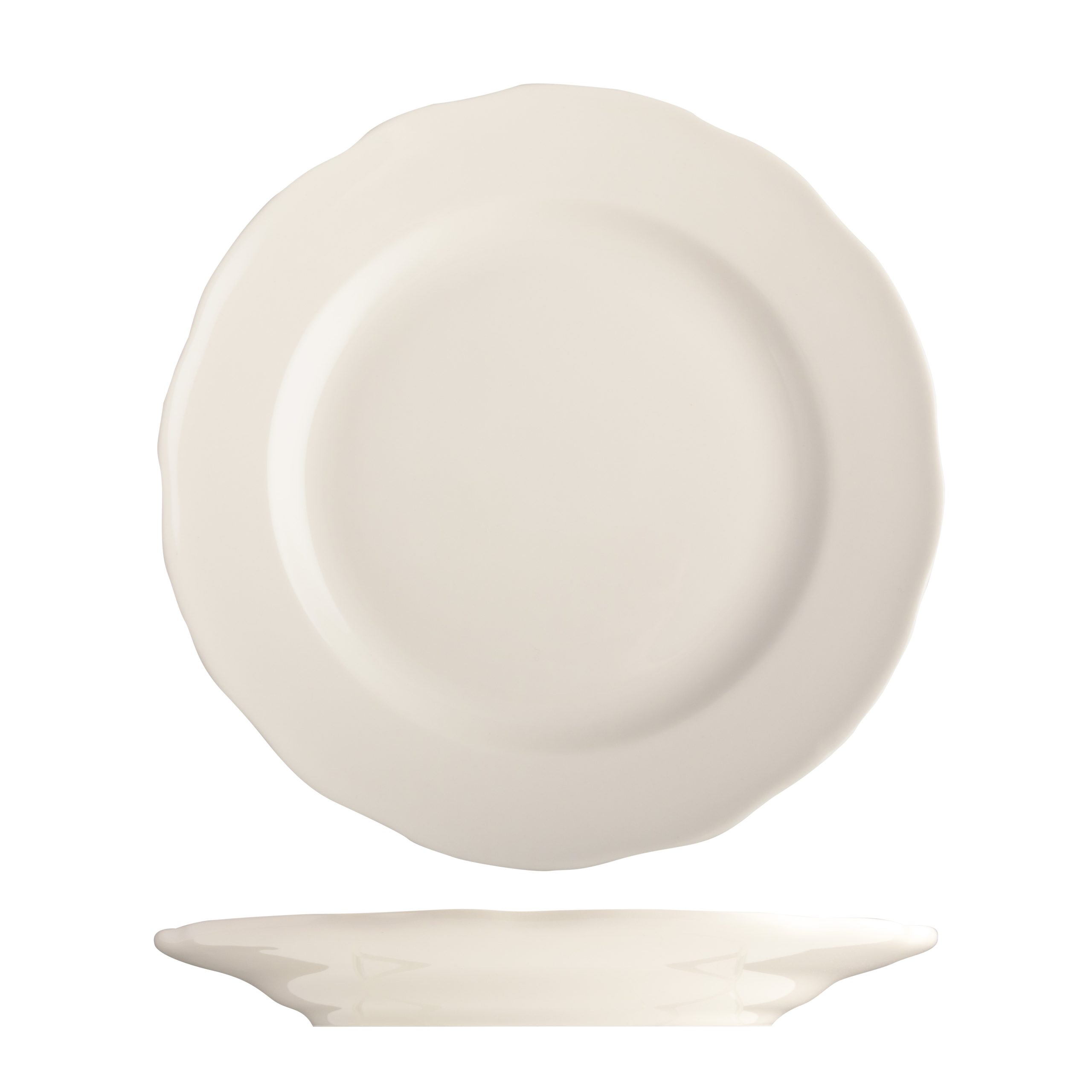Tuxton Shell Round Plate - 243mm (Pack of 24)