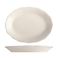 Tuxton Shell Oval Plate - 292x222mm (Pack of 12)