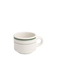 Tuxton Green Bay Stackable Cup - 200ml (Pack of 36)