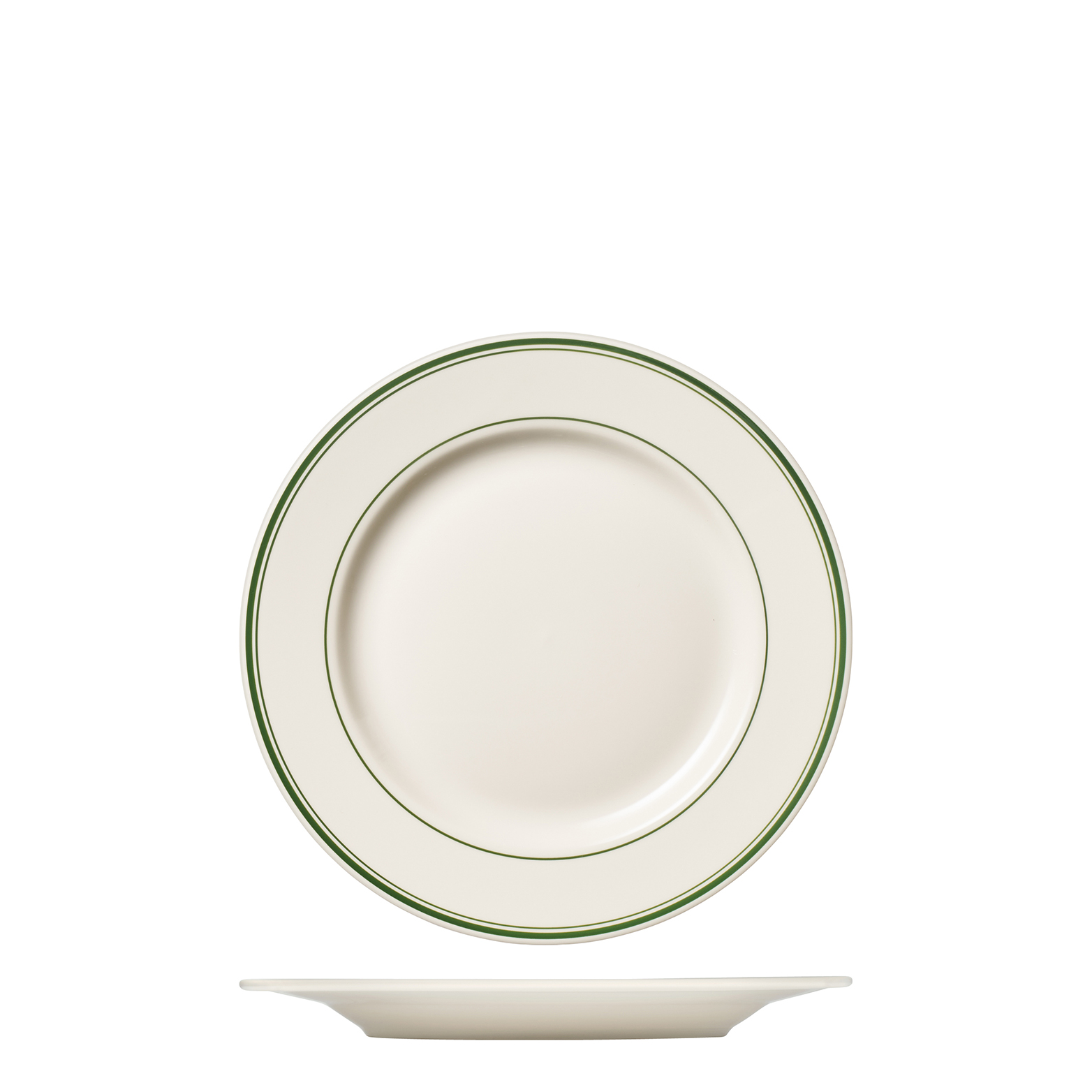 Tuxton Green Bay Round Plate - 305mm (Pack of 12)