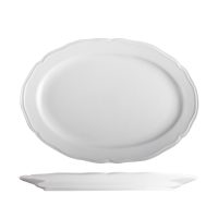 Tuxton Charleston Oval Plate - 270x197mm (Pack of 12)