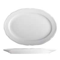 Tuxton Charleston Oval Plate - 320x225mm (Pack of 12)
