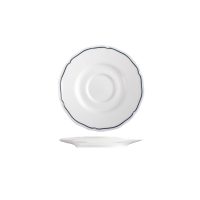 Tuxton Charleston Blue Band Saucer - 155mm (Pack of 36)