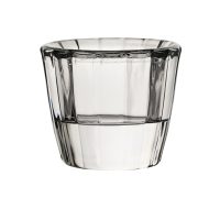 Utopia Clear Ribbed Votive - Large - 68mm (Pack of 12)